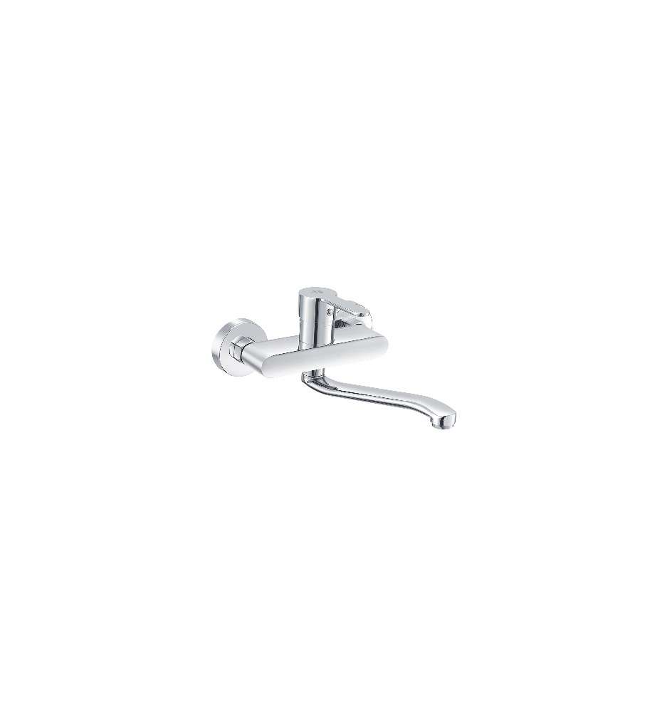 MISCELATORE MONOCOMANDO LAVELLO A MURO SERIE IOLE Cromo