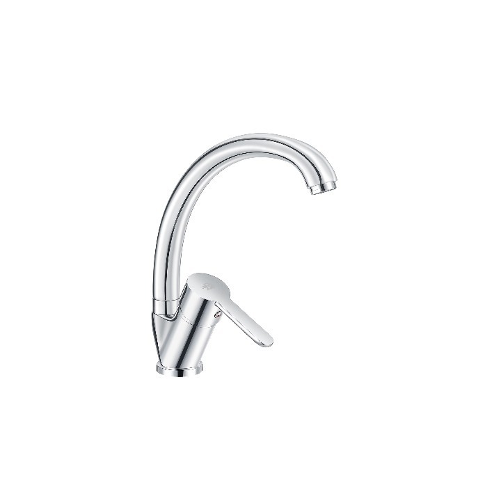 MISCELATORE MONOCOMANDO LAVELLO CANNA ALTA SERIE IOLE Cromo