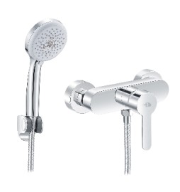 MISCELATORE MONOCOMANDO ESTERNO DOCCIA SERIE IOLE Cromo