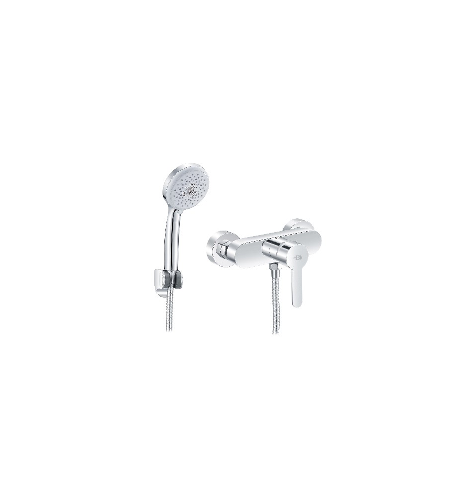 MISCELATORE MONOCOMANDO ESTERNO DOCCIA SERIE IOLE Cromo