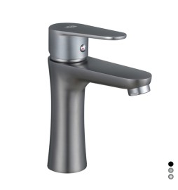 MISCELATORE MONOCOMANDO LAVABO SERIE LIZZY Nero opaco