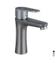 MISCELATORE MONOCOMANDO LAVABO SERIE LIZZY Nero opaco