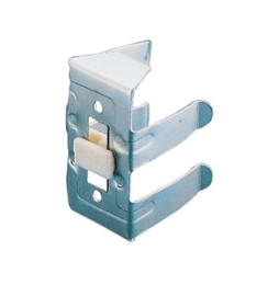BS GANCIO ACCIAIO ZINCATO ZOCCOLO RESINA ALLUM. 8 PZ