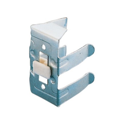 BS GANCIO ACCIAIO ZINCATO ZOCCOLO RESINA ALLUM. 8 PZ