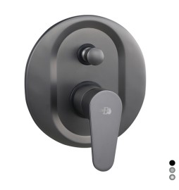 MISCELATORE MONOCOMANDO INCASSO DOCCIA CON DEVIATORE SERIE LIZZY Cromo