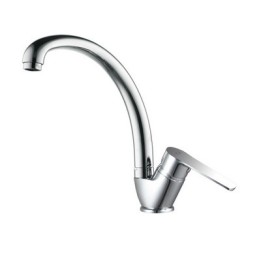 MISCELATORE MONOCOMANDO LAVELLO BOCCA ALTA MARGOT Cromo