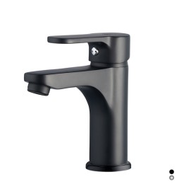 MISCELATORE MONOCOMANDO LAVABO SERIE PACO Nero opaco - Senza piletta
