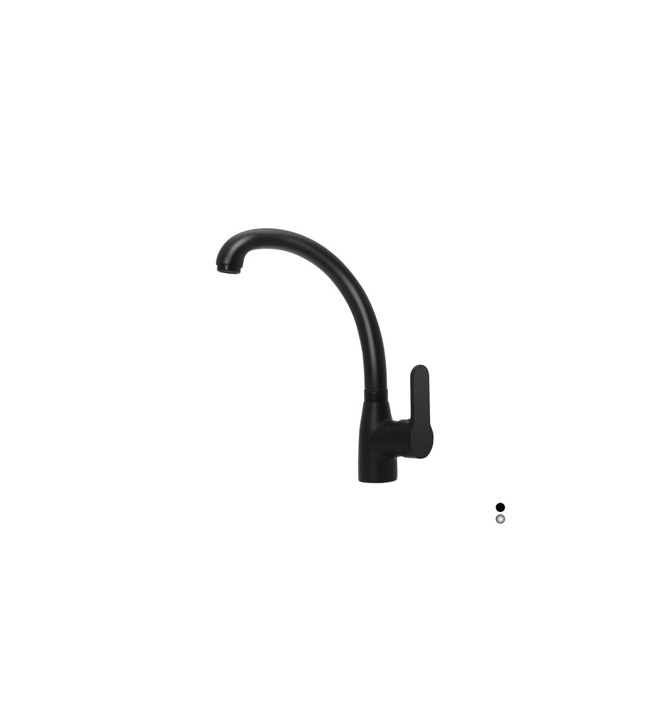 MISCELATORE MONOCOMANDO LAVELLO BOCCA ALTA SERIE PACO Cromo