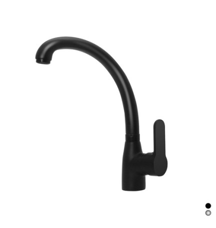 MISCELATORE MONOCOMANDO LAVELLO BOCCA ALTA SERIE PACO Cromo