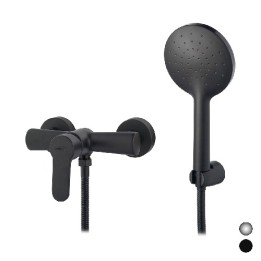 MISCELATORE MONOCOMANDO ESTERNO DOCCIA SERIE PACO Cromo