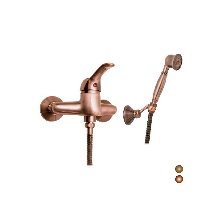 MONOCOMANDO ESTERNO DOCCIA SERIE CLASS Bronzato