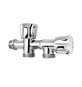 RUBINETTO CON ATTACCO LAVATRICE E LAVASTOVIGLIE 1/2 x 3/4 x 3/4