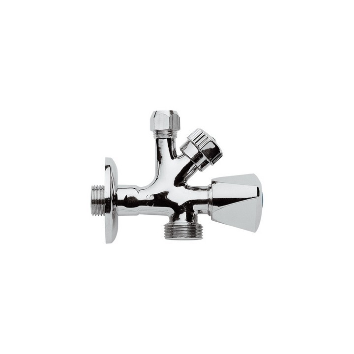 RUBINETTO COMBINATO SOTTOLAVABO-LAVATRICE 1/2 x 3/4