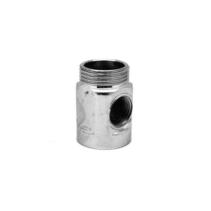 DISTANZIATORE FORATO MF CROMATO 3/4