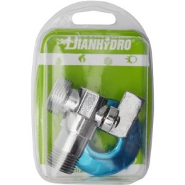 RUBINETTO A SFERA PER LAVATRICE BLISTER 1/2x3/4