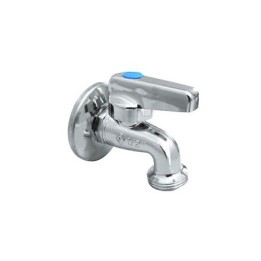 RUBINETTO LAVATRICE CROMATO A SFERA CON ROSONE 1/2 x 3/4 PN 10