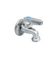 RUBINETTO LAVATRICE CROMATO A SFERA CON ROSONE 1/2 x 3/4 PN 10
