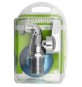 RUBINETTO LAVATRICE CROMATO A SFERA CON ROSONE BLISTER 1/2 x 3/4 PN 10