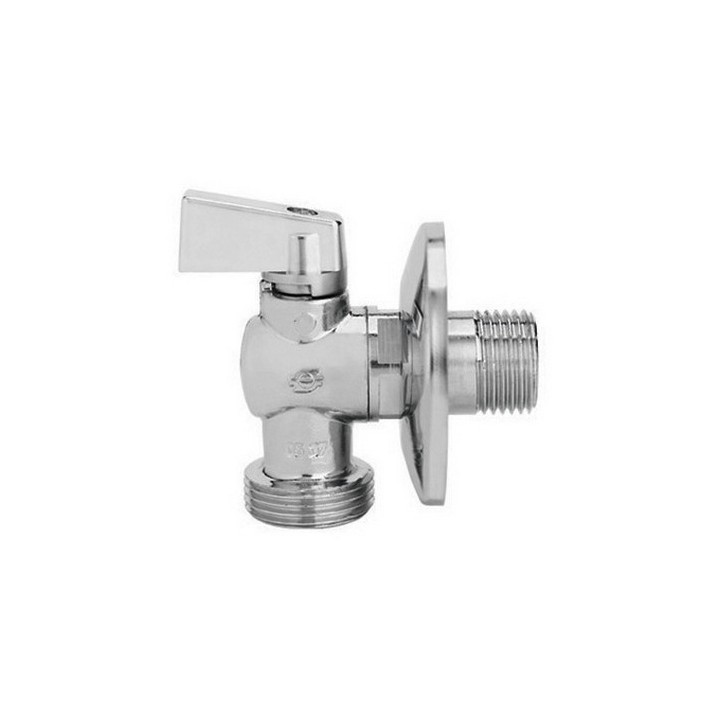 RUBINETTO A SFERA PER LAVATRICE CROMATO 1/2 x 3/4