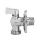 RUBINETTO A SFERA PER LAVATRICE CROMATO 1/2 x 3/4