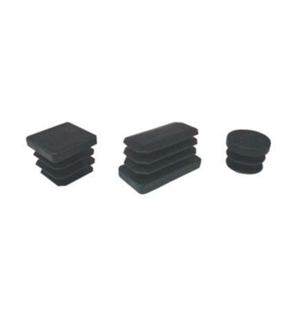 BL PUNTALE ALETTATO 40X40 MM NERO 6 PZ