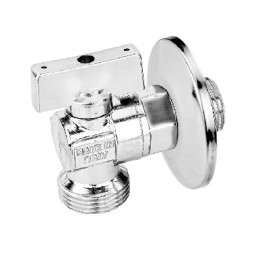 RUBINETTO LAVATRICE A SFERA CROMATO 1/2 x 3/4 - DN 10
