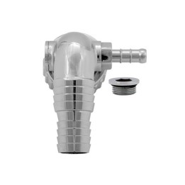 CURVETTA SCARICO LAVATRICE CON TAPPO E ATT. ASCIUGATRICE 1"