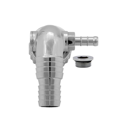 CURVETTA SCARICO LAVATRICE CON TAPPO E ATT. ASCIUGATRICE 1"