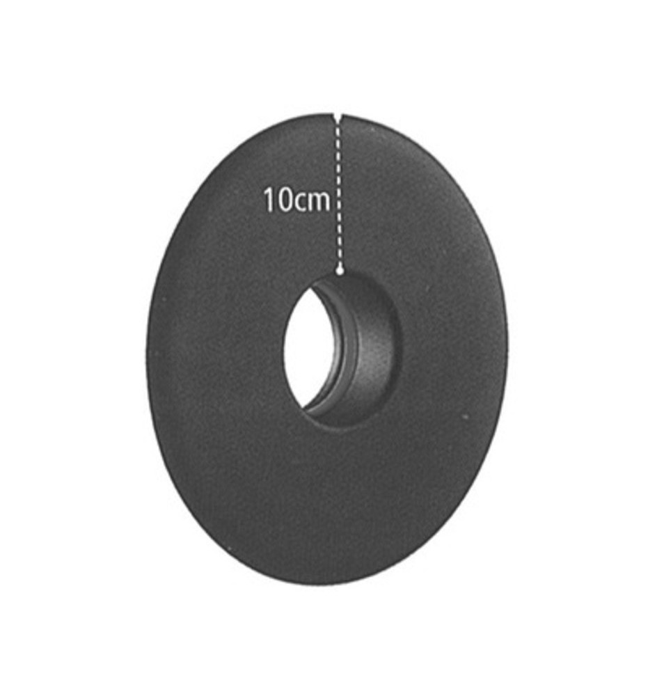 ROSONE P/STUFA A PELLET CORONA 10 CM D 8 CM NERO OPACO