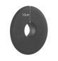 ROSONE P/STUFA A PELLET CORONA 10 CM D 8 CM NERO OPACO