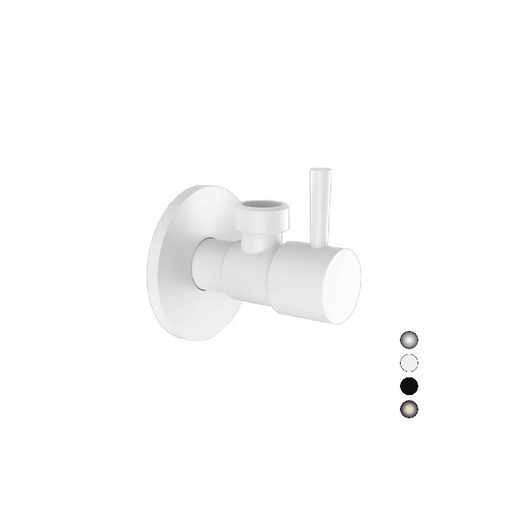 RUBINETTO SOTTOLAVABO D'ARREDO MOD. "MINIMAL" 1/2x10 Cromo Lucido 1/2x10