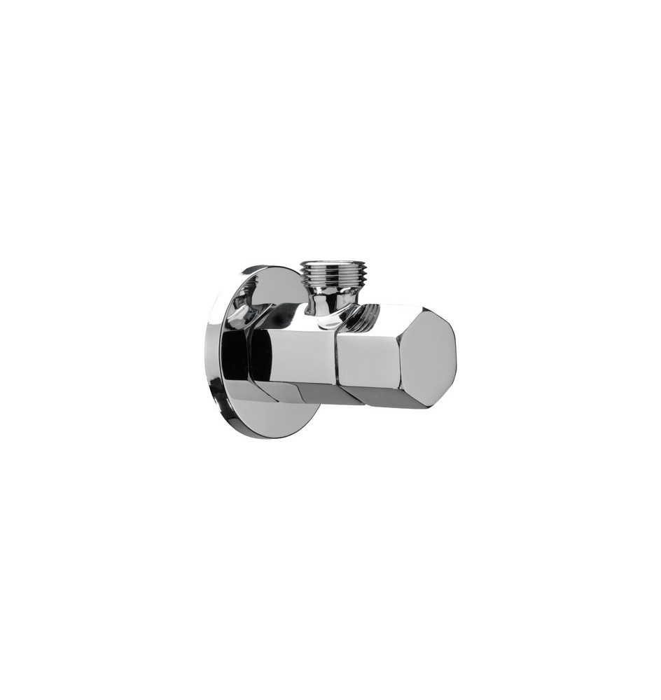 RUBINETTO SOTTOLAVABO D'ARREDO MOD. ESAGONALE 1/2X10 1/2"x10