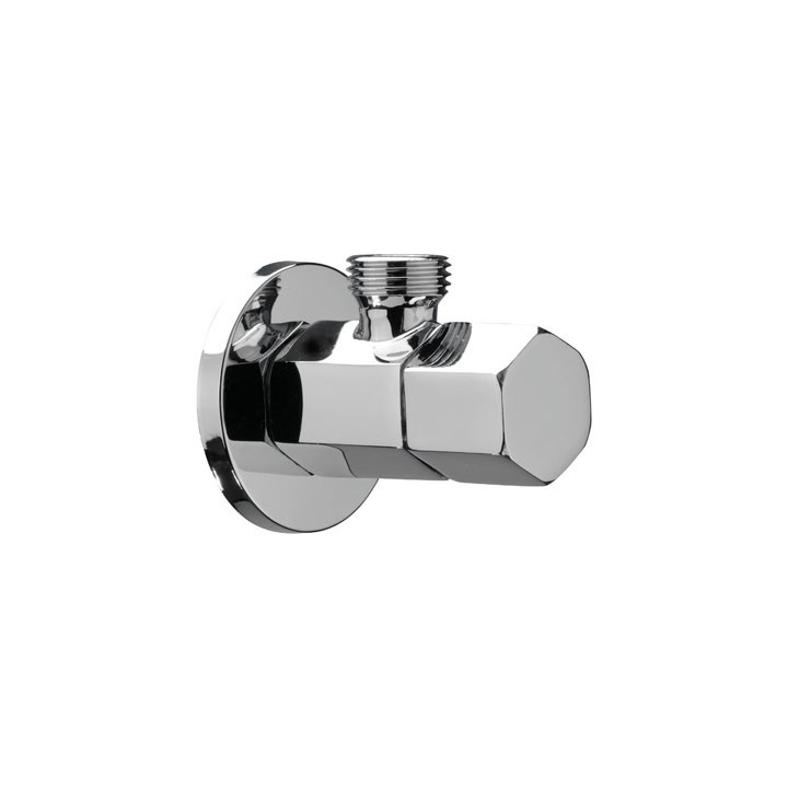 RUBINETTO SOTTOLAVABO D'ARREDO MOD. ESAGONALE 1/2X10 1/2"x10