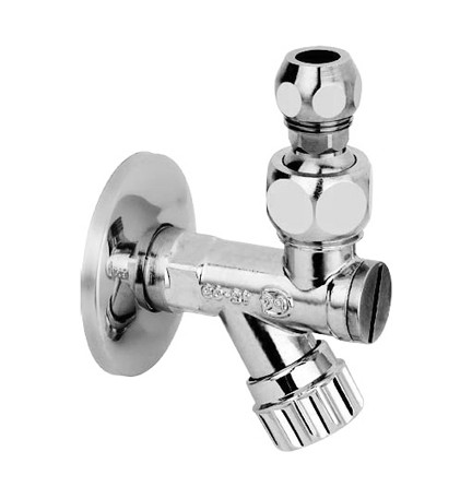 RUBINETTO SOTTOLAVABO A VITONE CON FILTRO A SNODO BUGATTI 1/2"