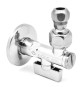 RUBINETTO SOTTOLAVABO A SFERA CON FILTRO A SNODO 1/2x10 DN 8/PN 10