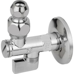 RUBINETTO SOTTOLAVABO COMPACT A SFERA CON FILTRO A SNODO 1/2x10 DN 8/PN 10