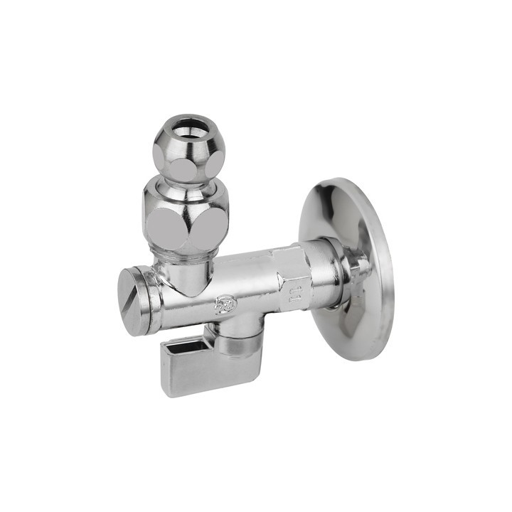 RUBINETTO SOTTOLAVABO COMPACT A SFERA CON FILTRO A SNODO 1/2x10 DN 8/PN 10