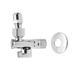 RUBINETTO SOTTOLAVABO A SFERA CON FILTRO A SNODO NEW 1/2 x 10
