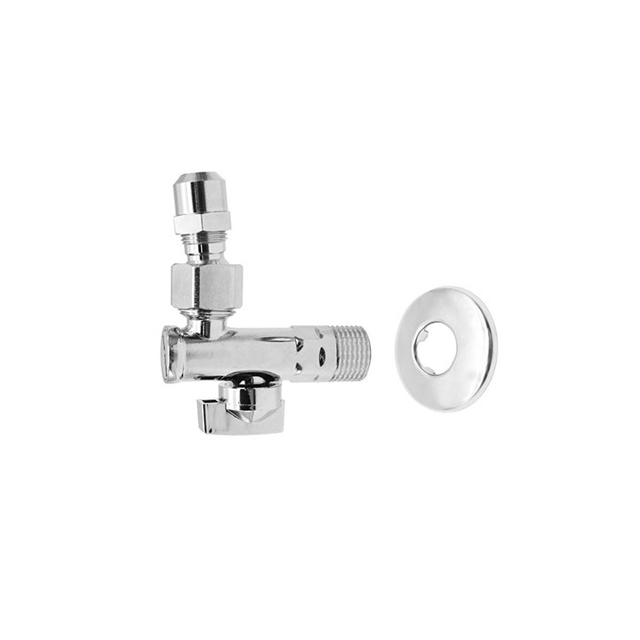 RUBINETTO SOTTOLAVABO A SFERA CON FILTRO A SNODO NEW 1/2 x 10