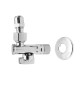 RUBINETTO SOTTOLAVABO A SFERA CON FILTRO A SNODO NEW 1/2 x 10