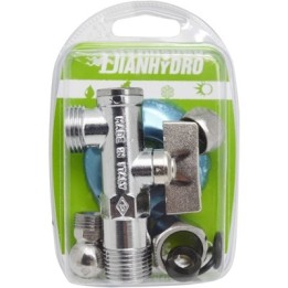 RUBINETTO SOTTOLAVABO A SFERA CON FILTRO A SNODO BLISTER 1/2 x 10 DN 8/PN 10