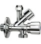 RUBINETTO COMBINATO SOTTOLAVABO - LAVATRICE 1/2 x 3/4 Blister