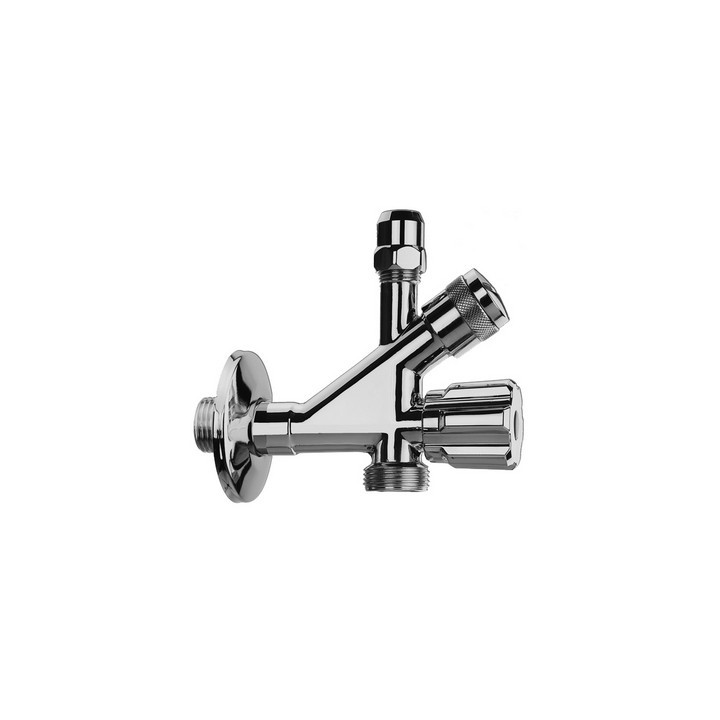 RUBINETTO COMBINATO SOTTOLAVABO-LAVATRICE 1/2 x 3/4