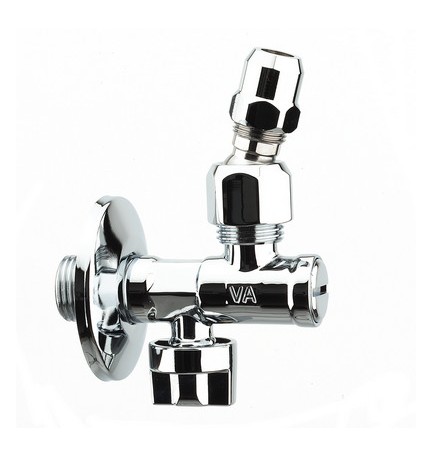 RUBINETTO SOTTOLAVABO CON FILTRO A SNODO CROMATO LUX 1/2 x 3/8