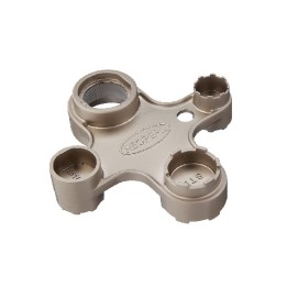 CHIAVE UNIVERSALE NICHELATA PER MONTAGGIO AERATORI -