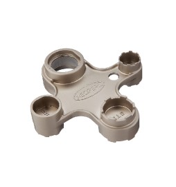 CHIAVE UNIVERSALE NICHELATA PER MONTAGGIO AERATORI -