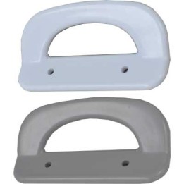 MANIGLIA PER PORTA SMERALDA A SOFFIETTO - Bianco
