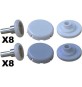 KIT SCORRIMENTO C/CUSCINETTI PER MIAMI 4 MM - Cromato
