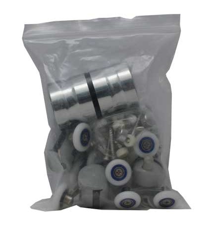 KIT MONTAGGIO PER PORTA DOCCIA FAST SCORREVOLE (01395-01397) - 2+2