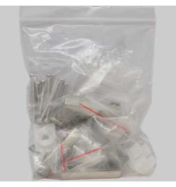 KIT MONTAGGIO PER PORTA A BATTENTE FAST 2.0